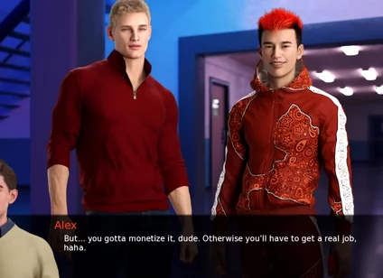 Alex: the Trending Twink - a Productive Convo with Orange Haired Gamer Guy