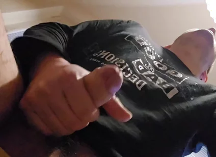 Waiting for My Morning Coffee Turned Into Horny Masturbation with a Cumshot on the Floor