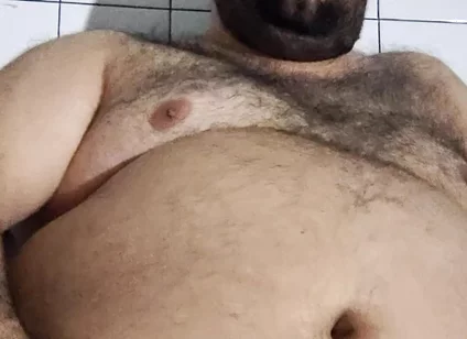 Fat Pig Trapped Between Fat and Semen