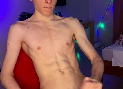 Edgy Foreskin Play Builds to Sensitive Cum Blast