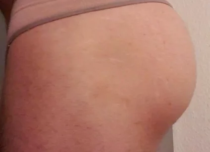 Ass in Girls Underwear