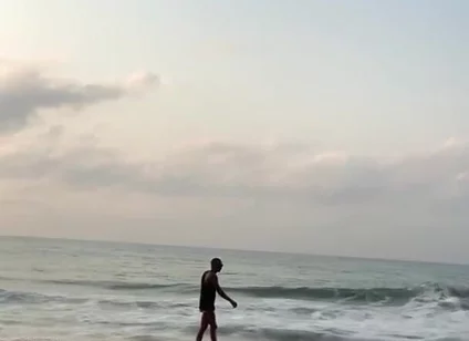 Still on Beach Having Good Time Alone