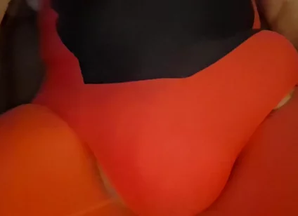 Red Bulging in Spandex