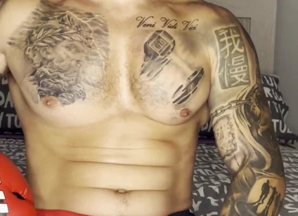My Cock Cums, with Boxing Gloves