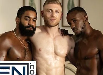Shadow And Pheonix M. Fellington Take Turns Fucking Matthew Elliss Ass Hard
