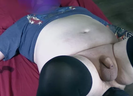Me Showing off More of My Fat Body While Getting Machine Fucked