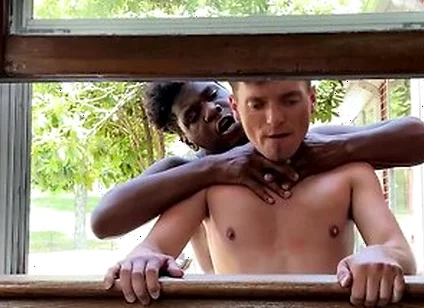 Bruno Cartella Sneaks Up To Ty Shines Window And Gets Hard Watching His Sexy Body