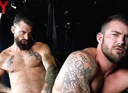 Hunk Tryp Bates Takes Alpha Wolfes Raw Cock Inside His Ass