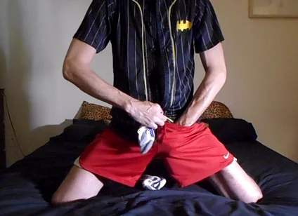 Autographed cum-drenched socks