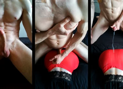 Massive Fountain Cumshot Spreads Around My Big Ass Toy