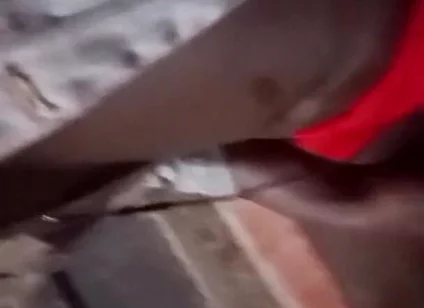 Stepmom Was so Horny so I Had to Cum on the Floor for Her to See