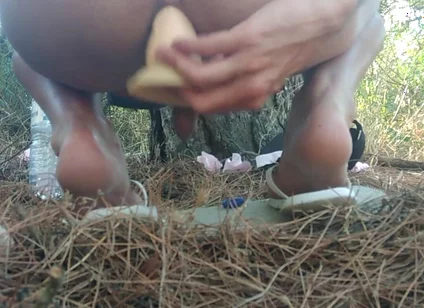 Português Bitch Anal Beach Dildo