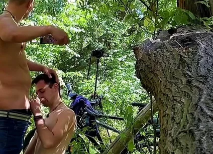 Dick Sucking in the Forest