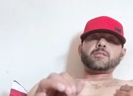 Masturbating