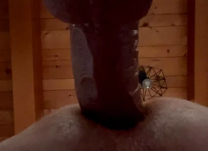Grandpa Fucks Himself Deeply with His 50 Cm Cock