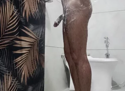 Masterbation Show in Washroom