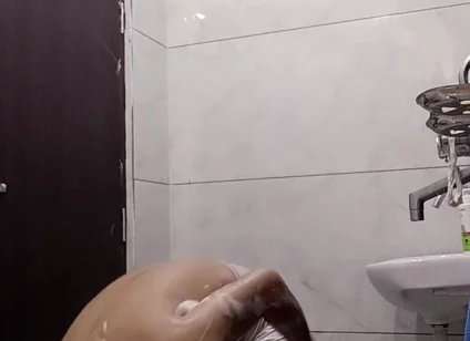 Desi Man Enjoys Water