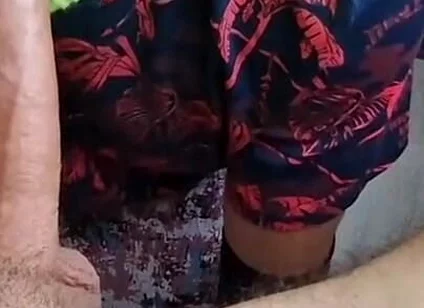 A Man in a Skirt Sucks My Huge Dick, Eat My Cum Man!