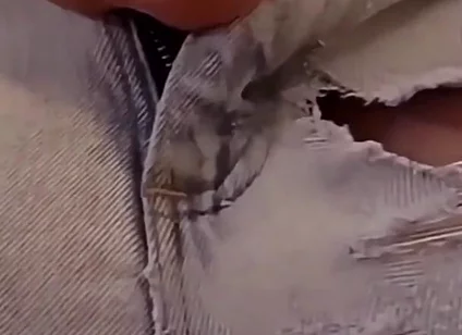 Sixxbig Cheap Jeans Create Massive Cock & Massive Cumshot
