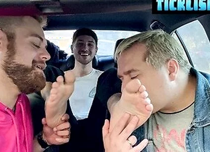 Dimitri Hops In For Some Foot Action With Matt And Ryder