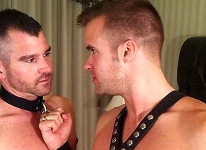Connor Patricks - Leather Twink Live Show With Big Blast Cum Shot