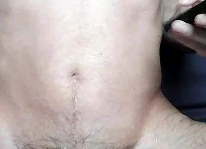 Milking Large Cumload Out of My Cock in Less Than 90 Secs While Scrolling on Phone
