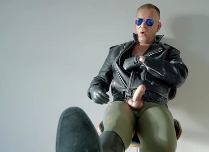 Leather Lycra Hunk 7