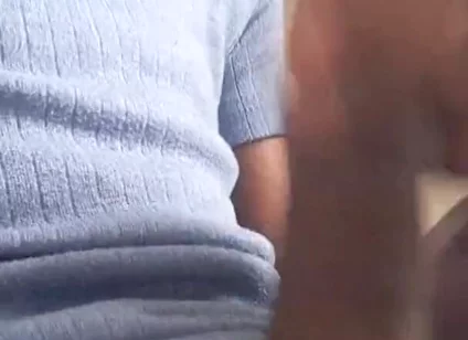 BBC Sneaky Wank in Bathroom