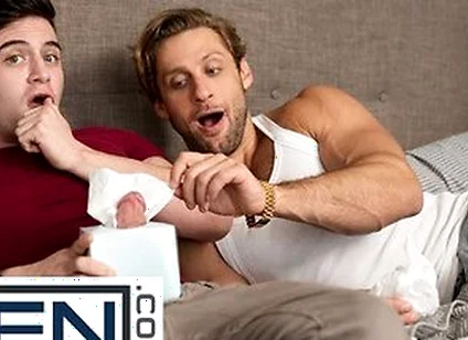 Dom King Eagerly Sucks Trevor Brookss Cock Before Giving Him A Deep Doggy Style Pounding