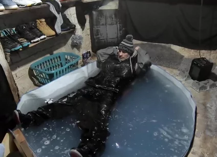 Wet skater boy david