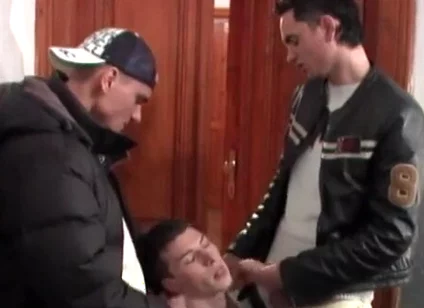 Face fucked gangster boys