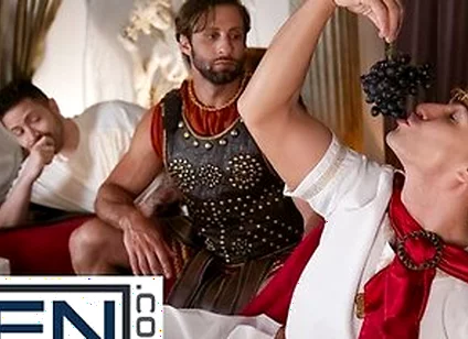Caesar Mrdeepvoice Sits On His Gladiator Champion Dom Kings Cock Like Its His Throne