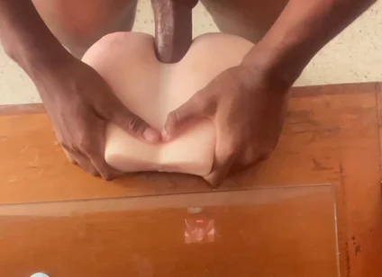 New Angle Unlocked, Watch How I Fuck My Fleshlight with My Big Cock From Above