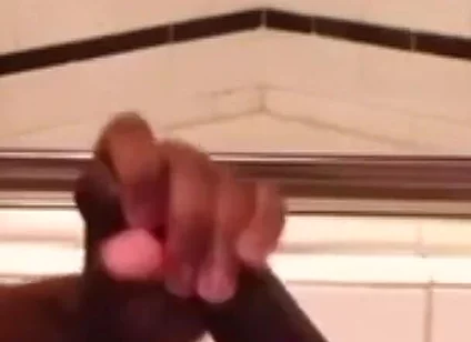 Wanking my big dick huge cumshot