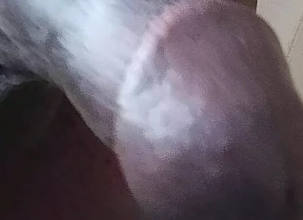 Stroking My Long Fat Cock with Saggy Balls