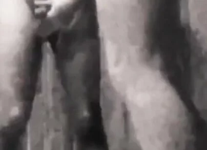 A Boy Is Discussing with His Horny Stepdad in the Pool's Public Showers When Stepdaddy Suddenly Pees on Him