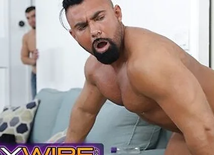 Steven Roman Pleasures Himself With A Dildo When His Roommate Jeremy Spreadums Catches Him