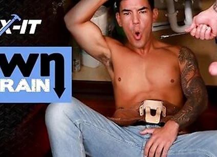 Sexy Mr.fix It Flip Fucks Bubble Butt Jock - Trevor Brooks