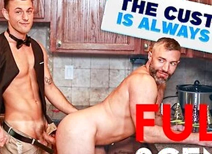 Cole Conners In Cute Caterer Flip Bangs Disappointed Dilf - Full