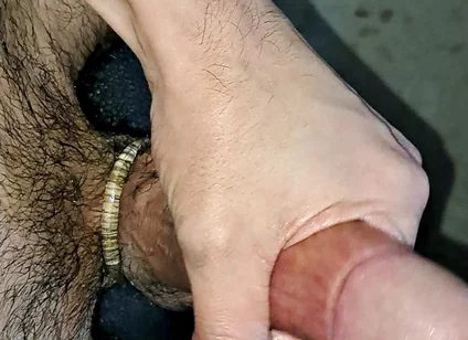 Close-up of Massage and Cumshot