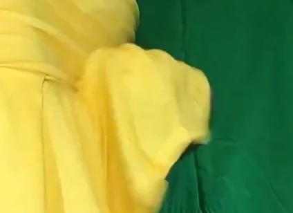 Yellow Skirt, No Panties