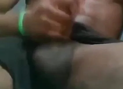 Stroking my hard cock in bathroom massive cumshot