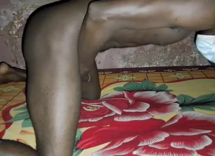 African Black Guy Showing His Masturbation Might