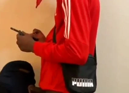 Huge Black Cock Deepthroat Swallowing His Load