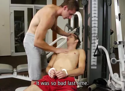 Gym Buddies Get Rough On Weight Machine With Chris Young
