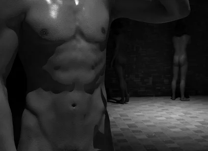 Str8 1 - College Guys Gym Locker Room