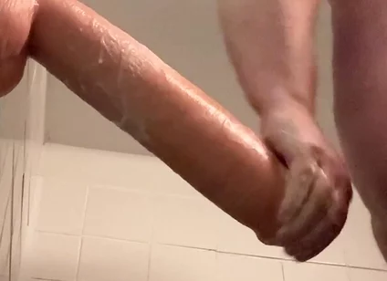 Anal Stretching Whit Massive Toy