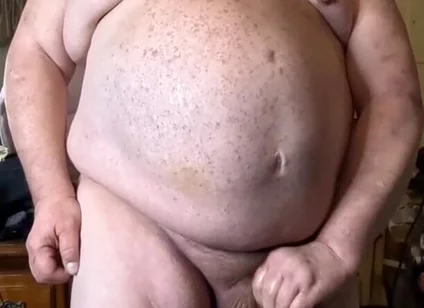 Big Man Bates His Big Thick Meat