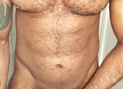 Bearded and Rugged Man Jerking off and Cumming