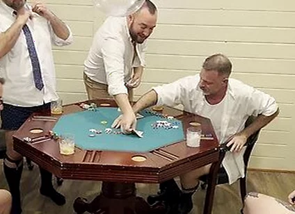 Strip Poker Party Gets Outta Hand - Orgy